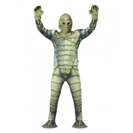 Schwarzes Universal-Monster-Kreaturenkostüm