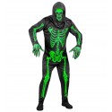 Fluoreszierendes Skelettkostüm