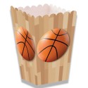 Kiste Basketball für Popcorn