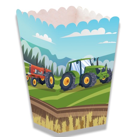 Traktoren Popcornschachteln