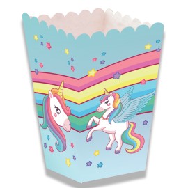 Magisches Einhorn Popcornschachteln