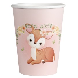 8 Vasos Ciervo Infantil