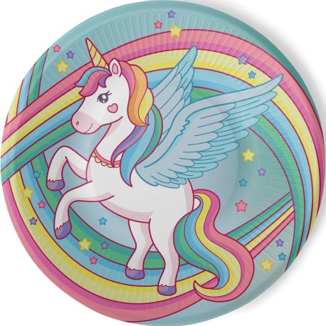 Platos Unicornio Magico