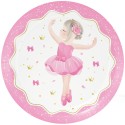 Ballerina Pappteller