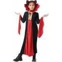 Gothic Red Vampirin Kostüm für Kinder