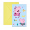 Peppa Pig Einladungskarten