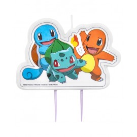 4 Mini Velas Pokémon 5.5 y 7.8 cm