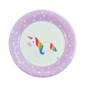 Regenbogen Einhorn Teller