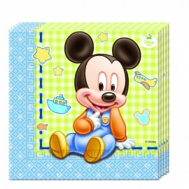20 Servilletas Baby Mickey 33 cm 20 Servilletas Baby Mickey 33 cm