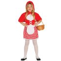 Kariertes Kostüm Little Red Girl Für Mädchen