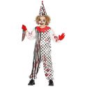 Zombie-Clown-Kostüm Mit Aufdruck Für Kinder