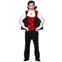 Dracula-Kostüm Mit Rotem Lätzchen Für Kinder