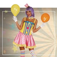 Clownskostüme für Damen
